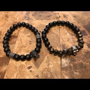Black bracelets new never worn